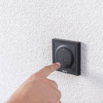 Commande murale radio RTS pour commander 3 motorisations et équipements RTS Somfy 1870781