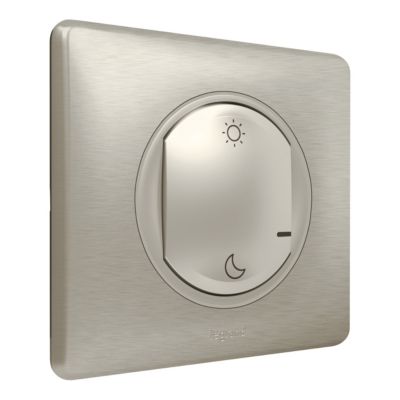Commande sans fil Lever/Coucher pour installation connectée Céliane with Netatmo titane