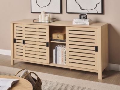 Commode 3 portes RANDA Marron clair