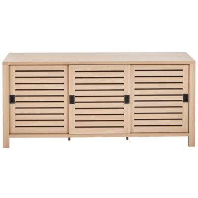 Commode 3 portes RANDA Marron clair