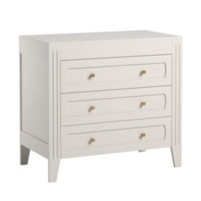 Commode 3 Tiroirs avec Moulures L100 x H92cm - Milenne