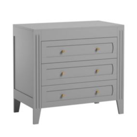 Commode 3 Tiroirs avec Moulures L100 x H92cm - Milenne