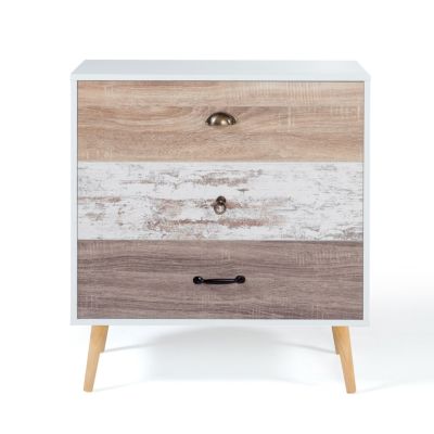 Commode 3 tiroirs BAHIA 75 cm scandinave