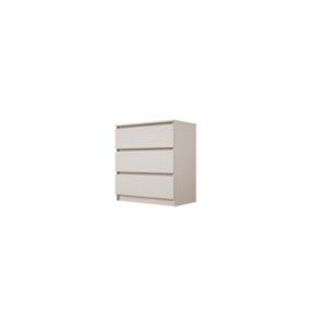 Commode : 3 tiroirs, cachemire, 70 x 79 x 39 cm