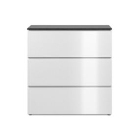 Commode 3 tiroirs L88,5 cm - BREST