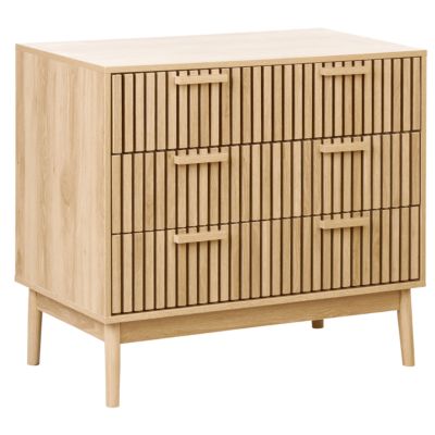 Commode à 3 tiroirs LYNWOOD Marron clair