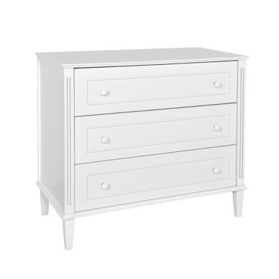 Commode Tiroirs Blanc 3