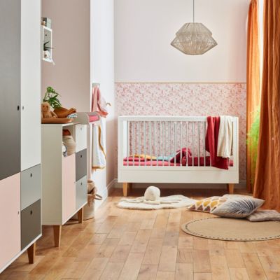 Commode 3 tiroirs Vox Concept Rose
