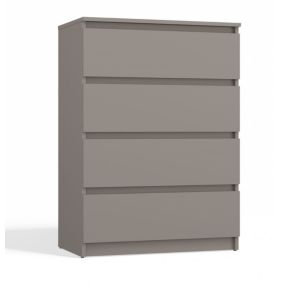 Commode : 4 Tiroirs, Argile, 40 X 97 X 70 Cm