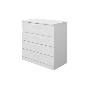 Commode 4 tiroirs Blanc - ILORA