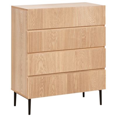 Commode à 4 tiroirs BLYTHE Frêne naturel