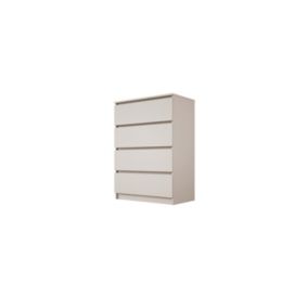Commode : 4 tiroirs, cachemire, 70 x 100 x 39 cm