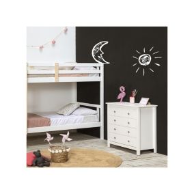 Commode 5 tiroirs Blanc - CHOUET