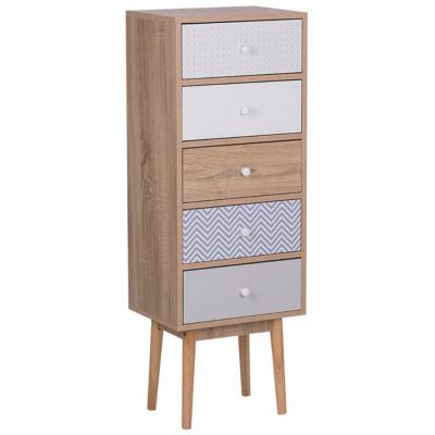 Commode à 5 tiroirs FOLEY Multicolore