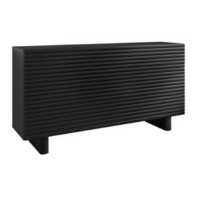 Commode 6 tiroirs - MDF - Noir - LUDIMA