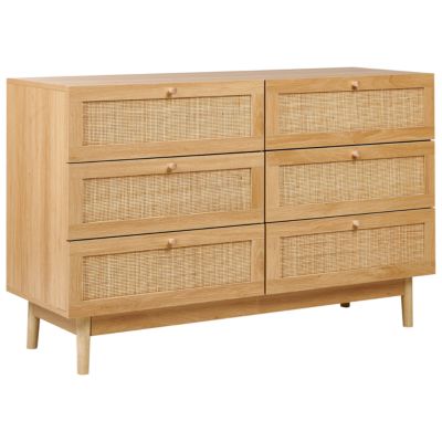 Commode à 6 tiroirs NIVO Marron clair