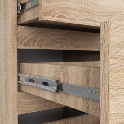 Commode AKORD CL4 Chêne Sonoma 40 cm 4 tiroirs façade Chêne Sonoma 40x35x74 cm
