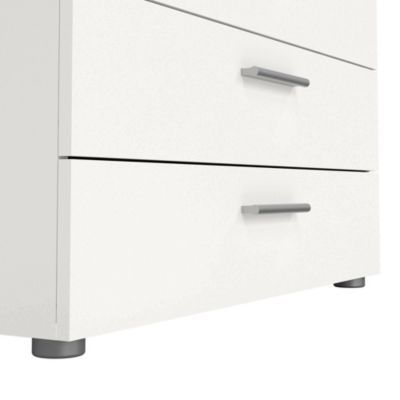 Commode Arwen, 4 Tiroirs 80x40x68h cm Blanc