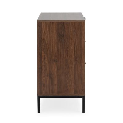 Commode Auri 3 tiroirs couleur Noyer