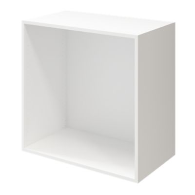 Commode blanche 4 tiroirs GoodHome Atomia H. 75 x L. 75 x P. 45 cm