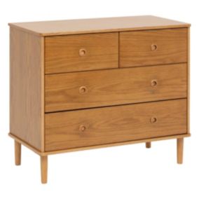 Commode "Charlie" 4 tiroirs marron - Atmosphera