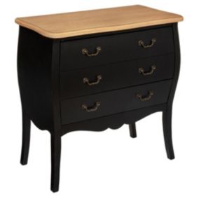 Commode "Chrysa" noire - Atmosphera
