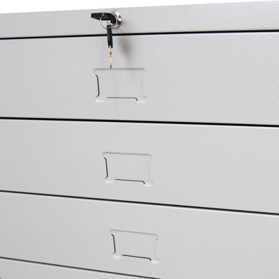 Commode D architectes Métallique, Verrouillable, à 5 Tiroirs A1