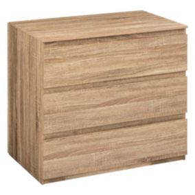 Commode de chambre 3 tiroirs - Bois