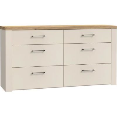 Promo Commode Ajay 6 Tiroirs, Commode Ajay 12 Tiroirs chez Maxi Bazar