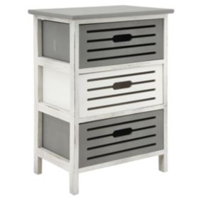 Commode en bois ajouré  3 tiroirs