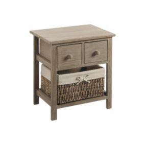 Commode en bois de peuplier Campana 3 tiroirs