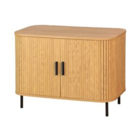 Commode en bois et métal à lamelles Kyoto