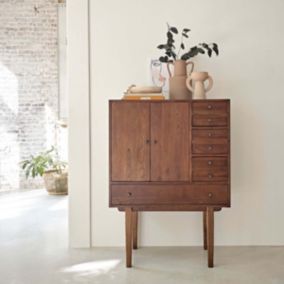 Commode en bois mindi massif 90 cm