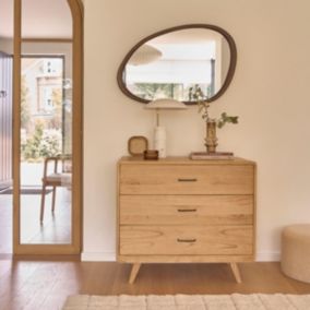 Commode en bois mindi massif 90 cm