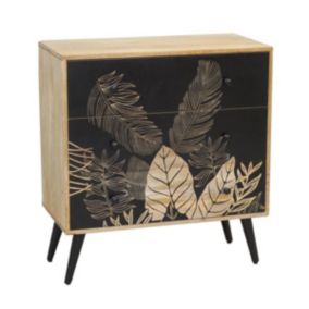 Commode en manguier  et teinté noir TROPICA
