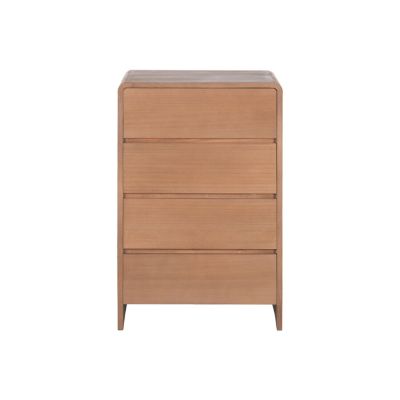 Commode en orme de paulownia 60x40x94 4 tiroirs
