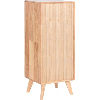 Commode élégante bois et rotin édition limitée 40 x 30 x 93 cm Naturel Bois et rotin