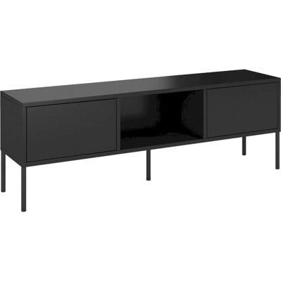 Commode Mirka 130 x 35 x 45 cm Bois 130 x 35 x 45 cm Noir