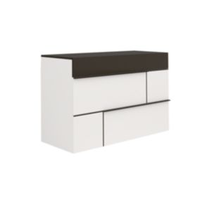 Commode Moderne 3 tiroirs L120 cm - Prado