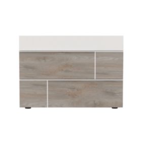 Commode Moderne 3 tiroirs L120 cm - Prado