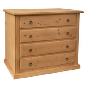Commode à Tiroirs Maria, Marron, Bois, 117x54x94 cm, EPIKASA