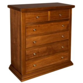 Commode à Tiroirs Maria, Marron, Bois, 86x40x94 cm, EPIKASA