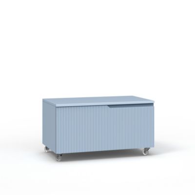 Commode VENERE bleu tiffany avec roues