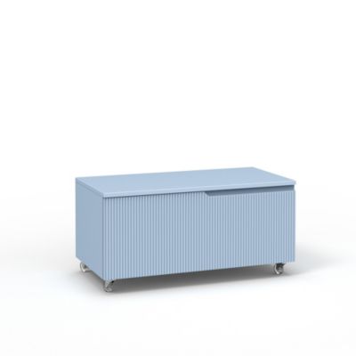 Commode VENERE bleu tiffany avec roues