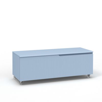 Commode VENERE bleu tiffany avec roues