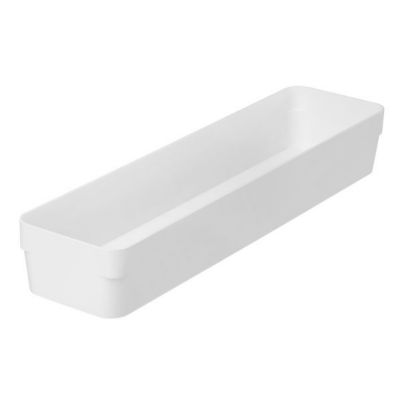 Compartiments blancs modulables pour tiroir - 40 x 10 x 6 cm