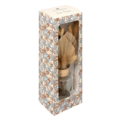 Compo fleurs séchées "Sea view" verre H28cm - ATMOSPHERA CREATEUR D'INTERIEUR