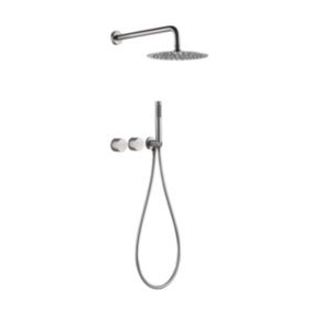 COMPOSITION DE DOUCHE SC54 EN LAITON NICKEL BROSSÉE COLLECTION Eas