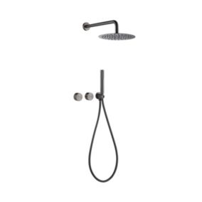 Composition de douche SC64 en laiton gun black collection Permesse