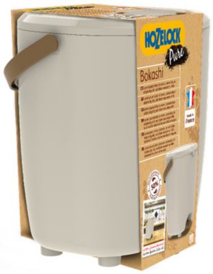 Composteur Bokashi Hozelock blanc crème 15L